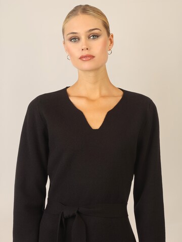 APART Knitted dress in Black