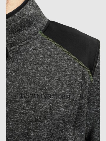 Jan Vanderstorm Fleece Jacket ' Yul ' in Grey