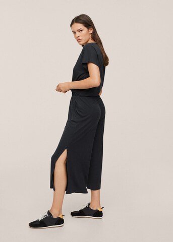 MANGO Wide Leg Bukser 'Ray-H' i sort