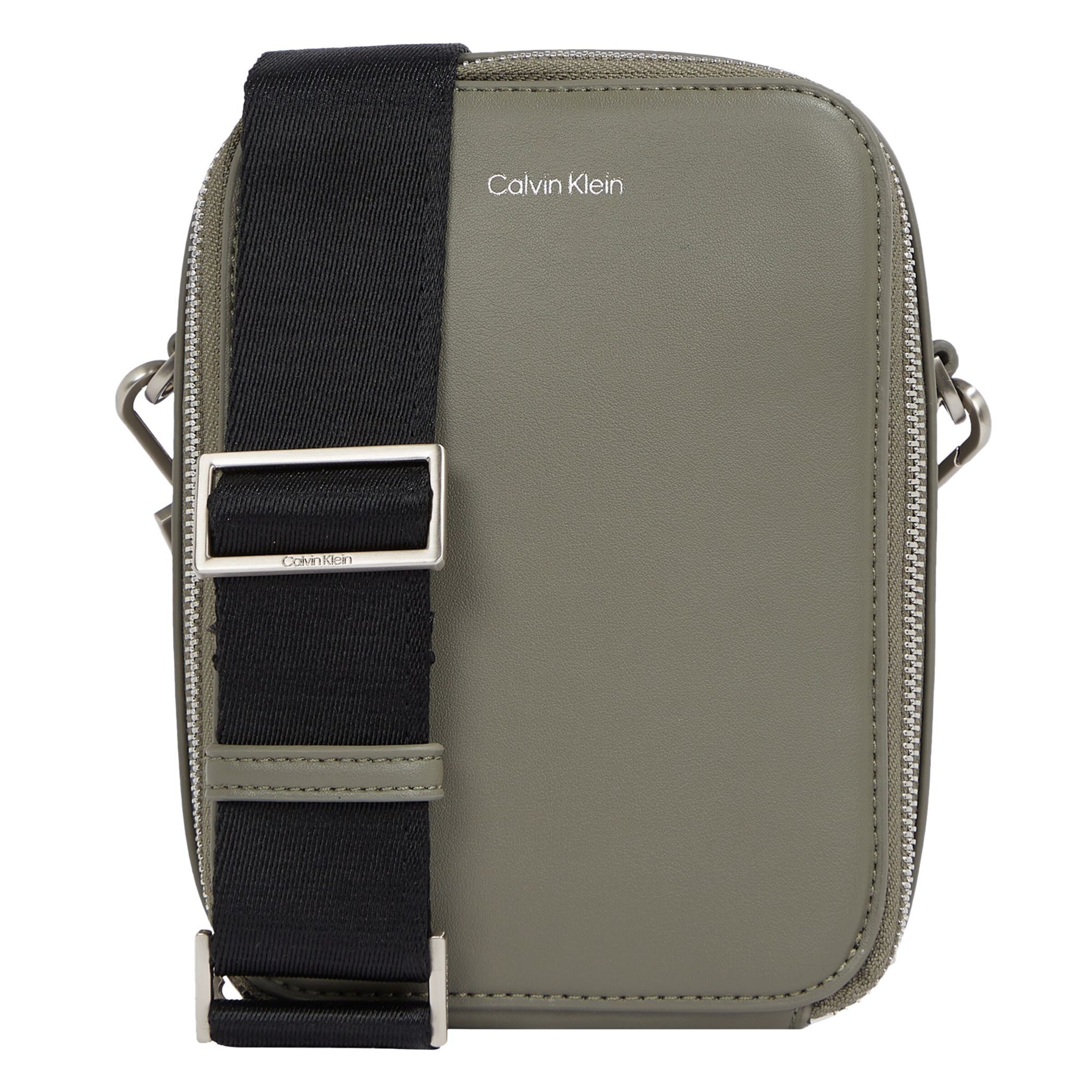 Calvin Klein Crossbody Bag in Green: front