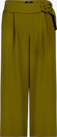 zero Wide Leg Hose in Grün: Vorderseite