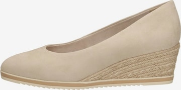 Escarpins 'Sleehak' Tamaris en beige : devant