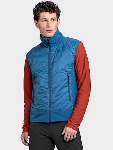 Gilet 'Hiking Hybrid Vt' Schöffel en bleu : devant