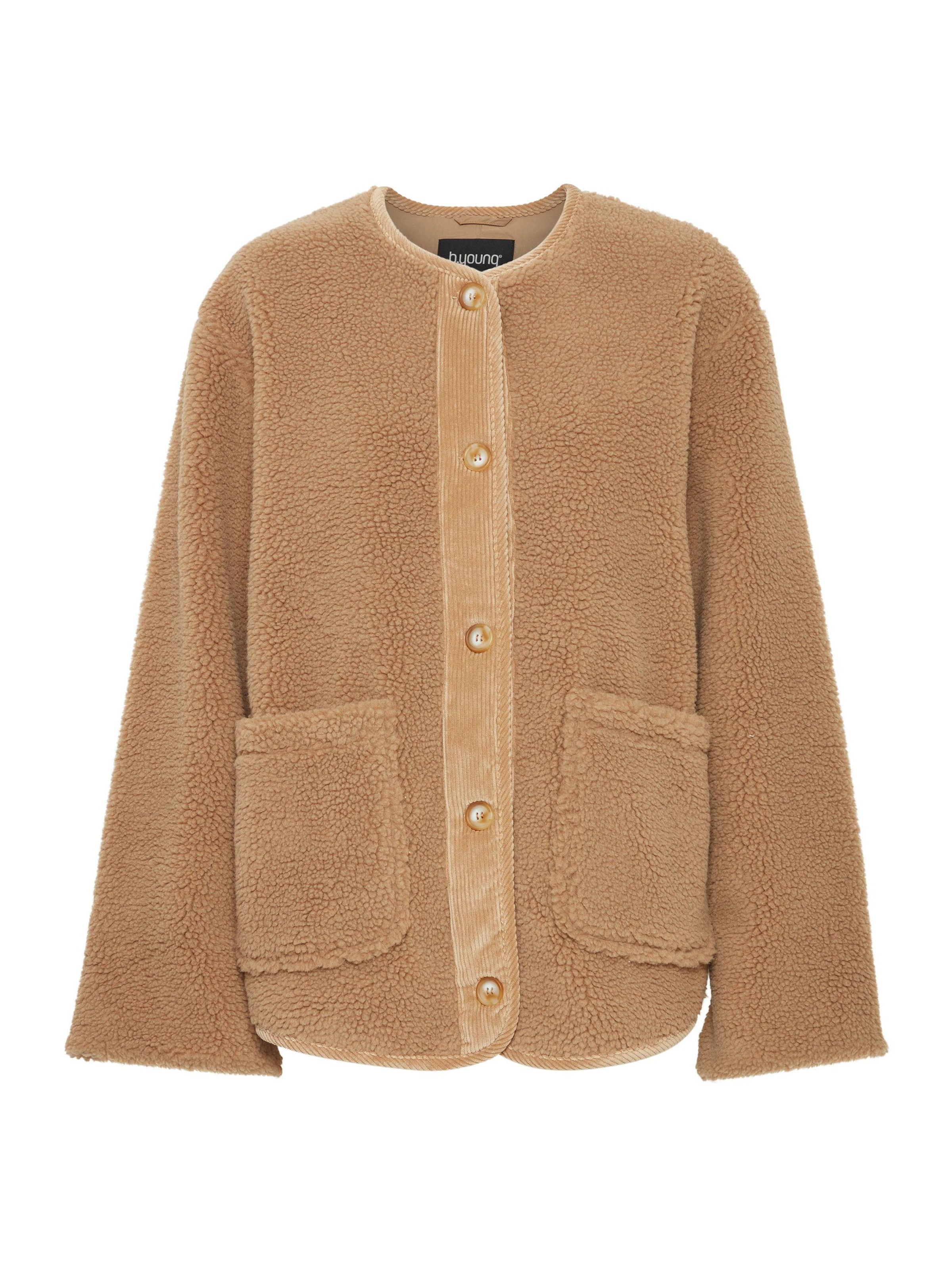 b.young Преходно яке 'Cotty' в кафяво: отпред