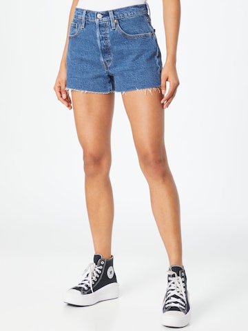 LEVI'S ® Szabványos Farmer '501 Original Short' - kék: elől