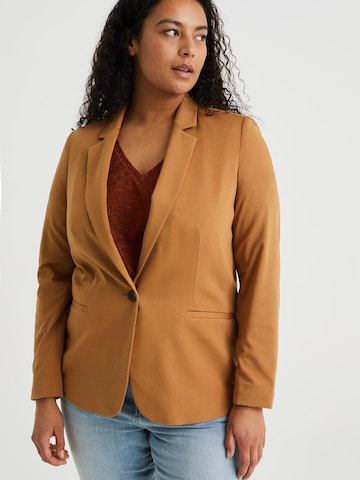 WE Fashion Blazer in Brown: front