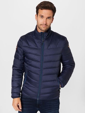 NAPAPIJRI Between-Season Jacket 'Aerons' in Blue: front