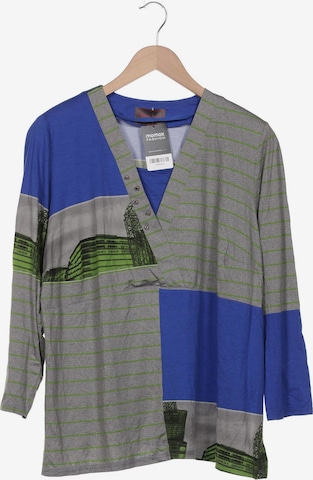 Sempre Piu Langarmshirt 4XL in Grau: Vorderseite