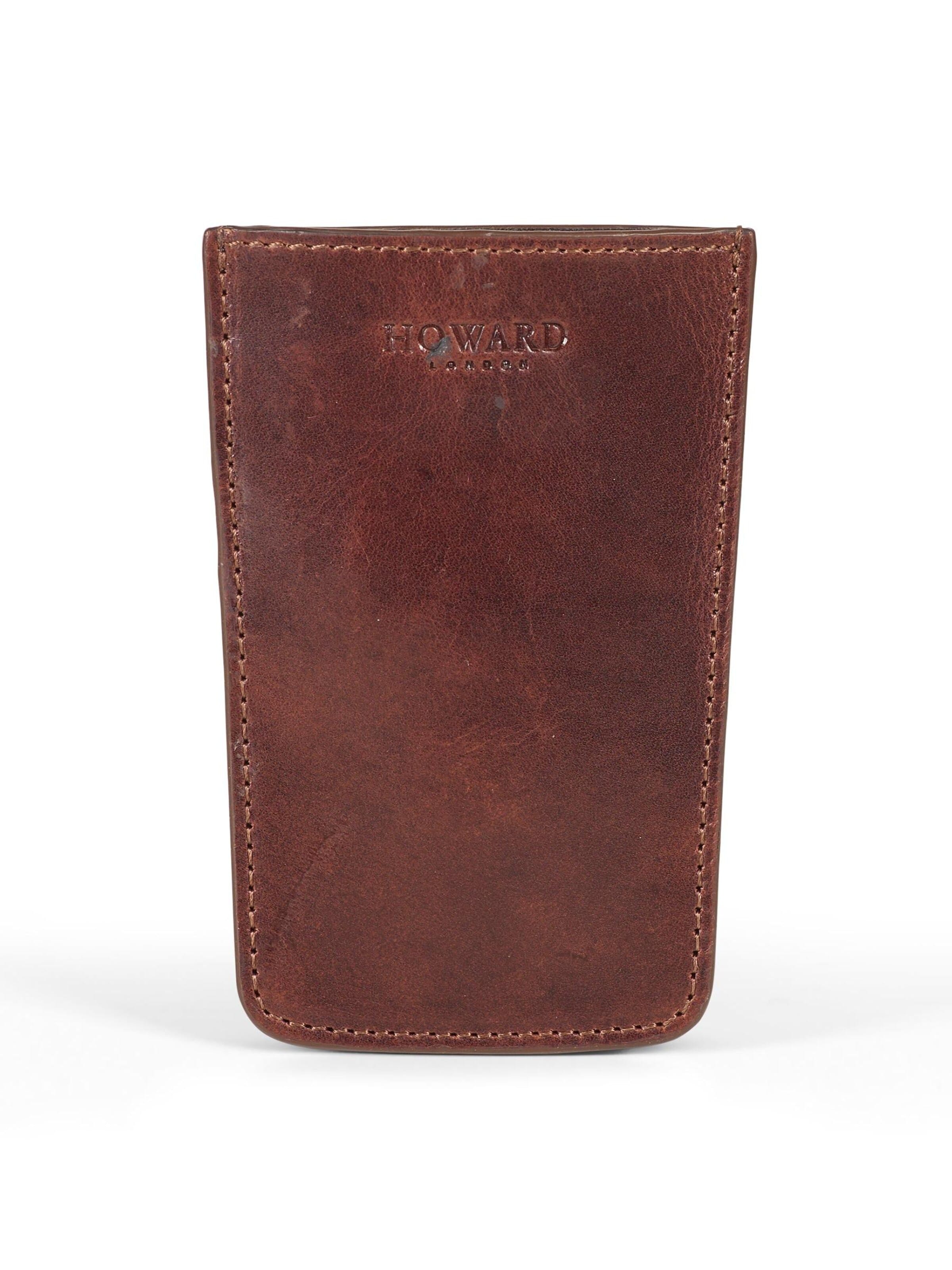 Howard London Portemonnee 'Keyring Pouch Brown' in Bruin: voorkant