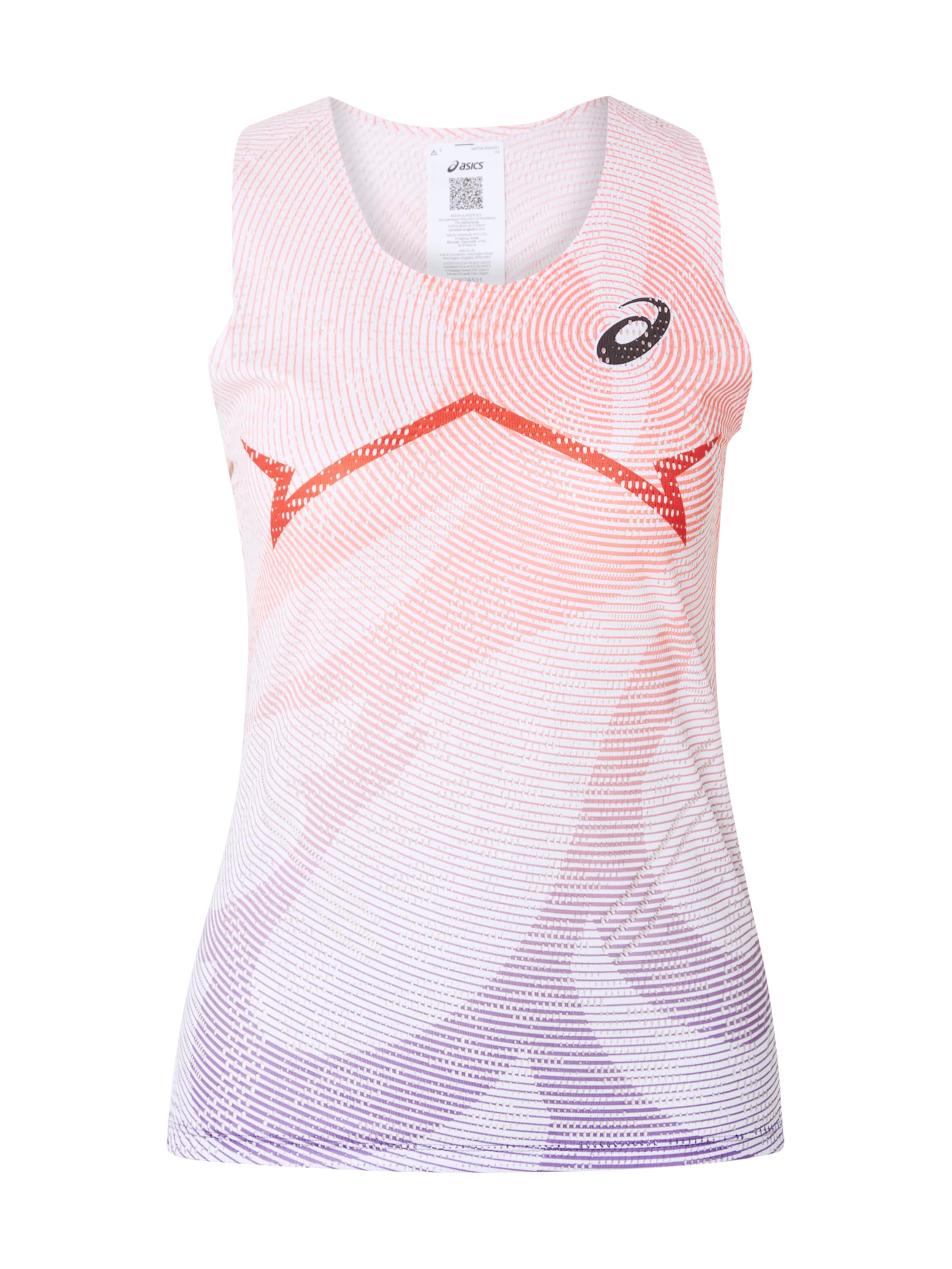 Sport top 'METASPEED' de la ASICS pe roșu: față