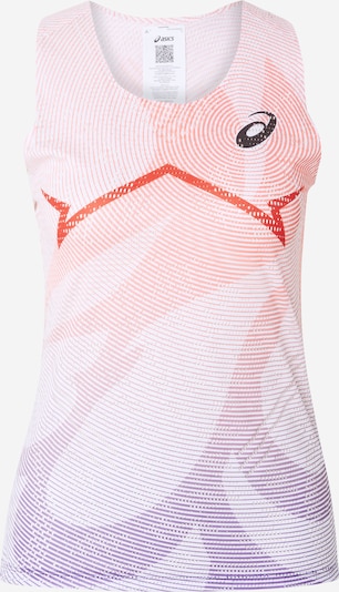 Sportiniai marškinėliai be rankovių 'METASPEED' iš ASICS, spalva – alyvinė spalva / rožių spalva / raudona / juoda, Prekių apžvalga