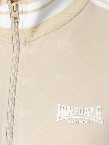 LONSDALE Tracksuit 'Ashwell' in Beige