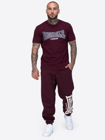 Maglietta 'Dukinfield' di LONSDALE in rosso