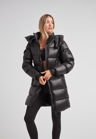 JACK1T Mantel 'Ez' in Schwarz