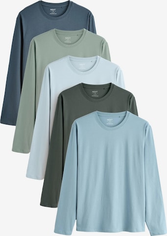Next Shirt in Blauw: voorkant
