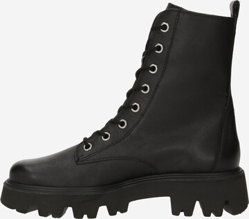 Paul Green Lace-Up Ankle Boots in Black