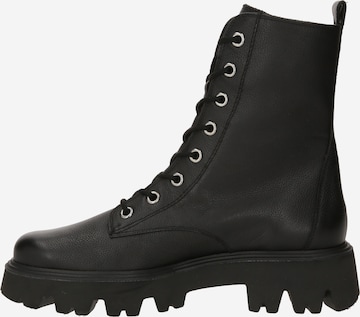 Paul Green Schnürstiefelette in Schwarz