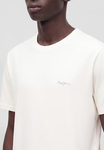 Pepe Jeans T-shirt 'CONTRAST CONNOR' i vit