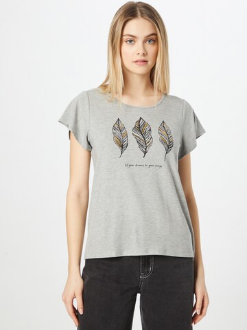 T-shirt 'Jenna' ABOUT YOU en gris : devant