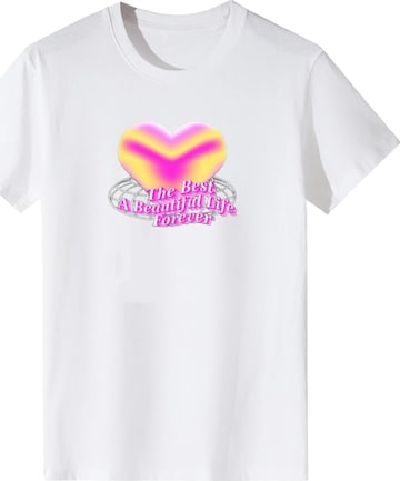 T-shirt LapaPlus en blanc : devant
