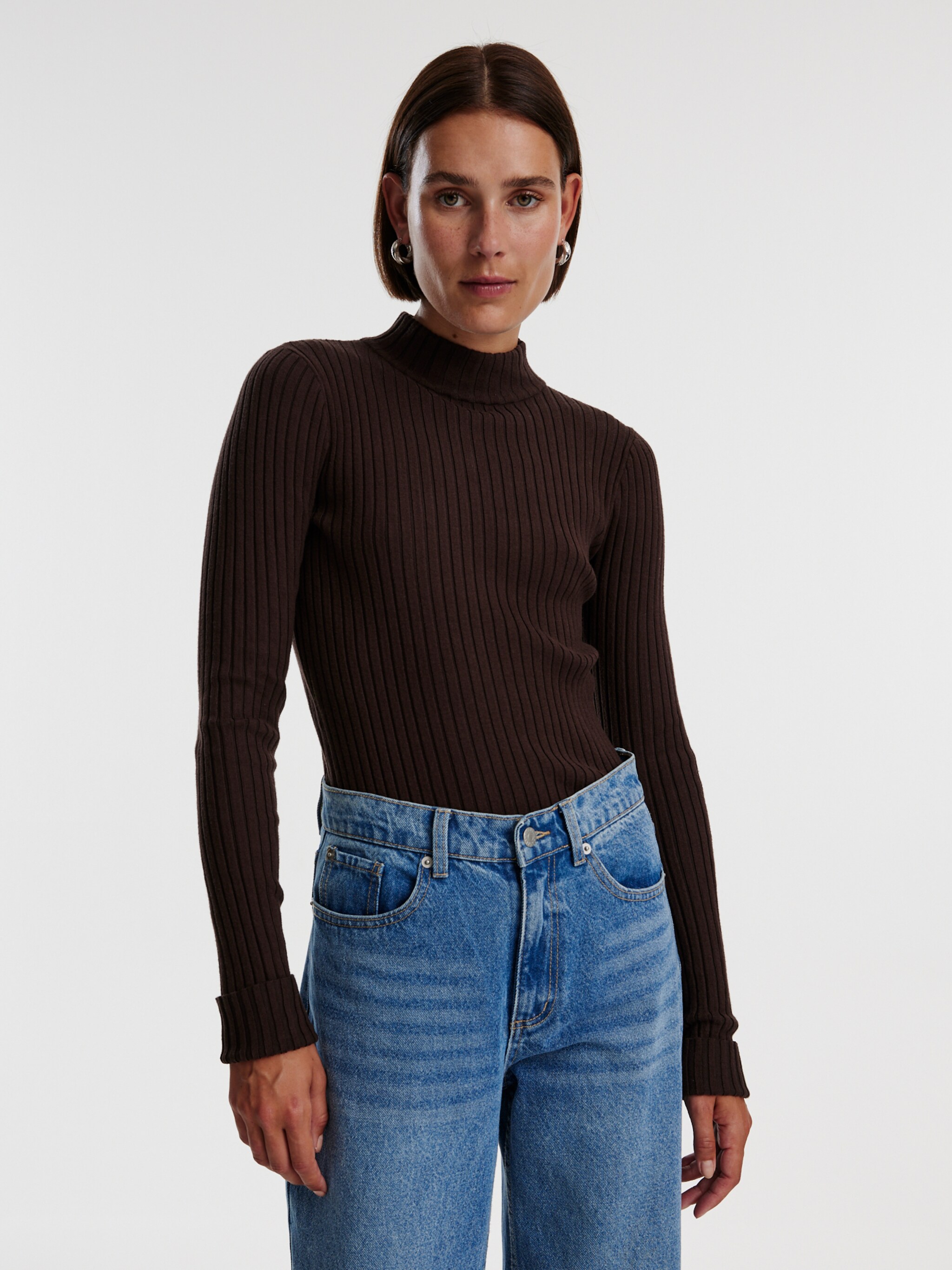 EDITED Producten Trui 'JANNICE' Bruin