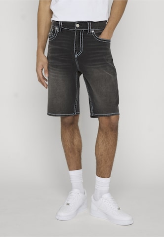 True Religion Loosefit Jeans 'Bobby' in Zwart: voorkant