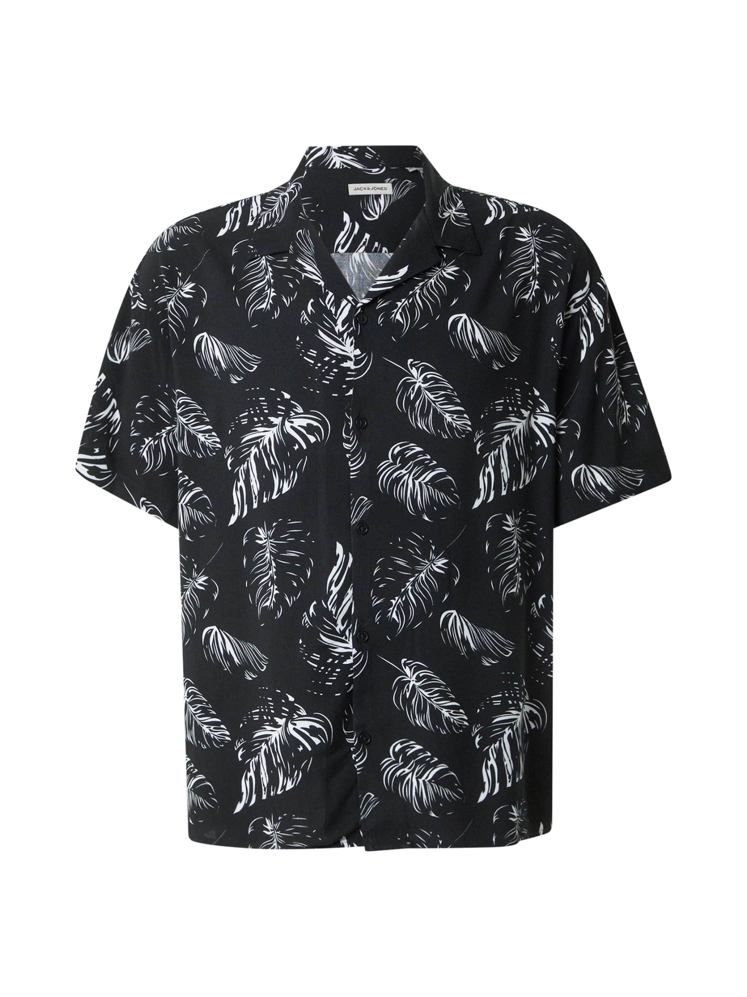 Cămașă 'JJROX' de la JACK & JONES pe negru: față