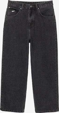 Pull&Bear Baggy Jeans in Schwarz: Vorderseite