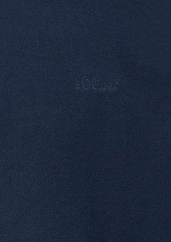 s.Oliver Men Big Sizes Poloshirt in Blau: Vorderseite