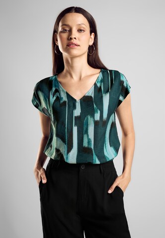 STREET ONE Blouse in Green: front