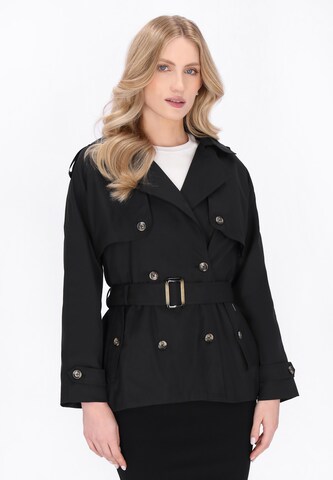 Manteau mi-saison 'Classic' DreiMaster Klassik en noir : devant