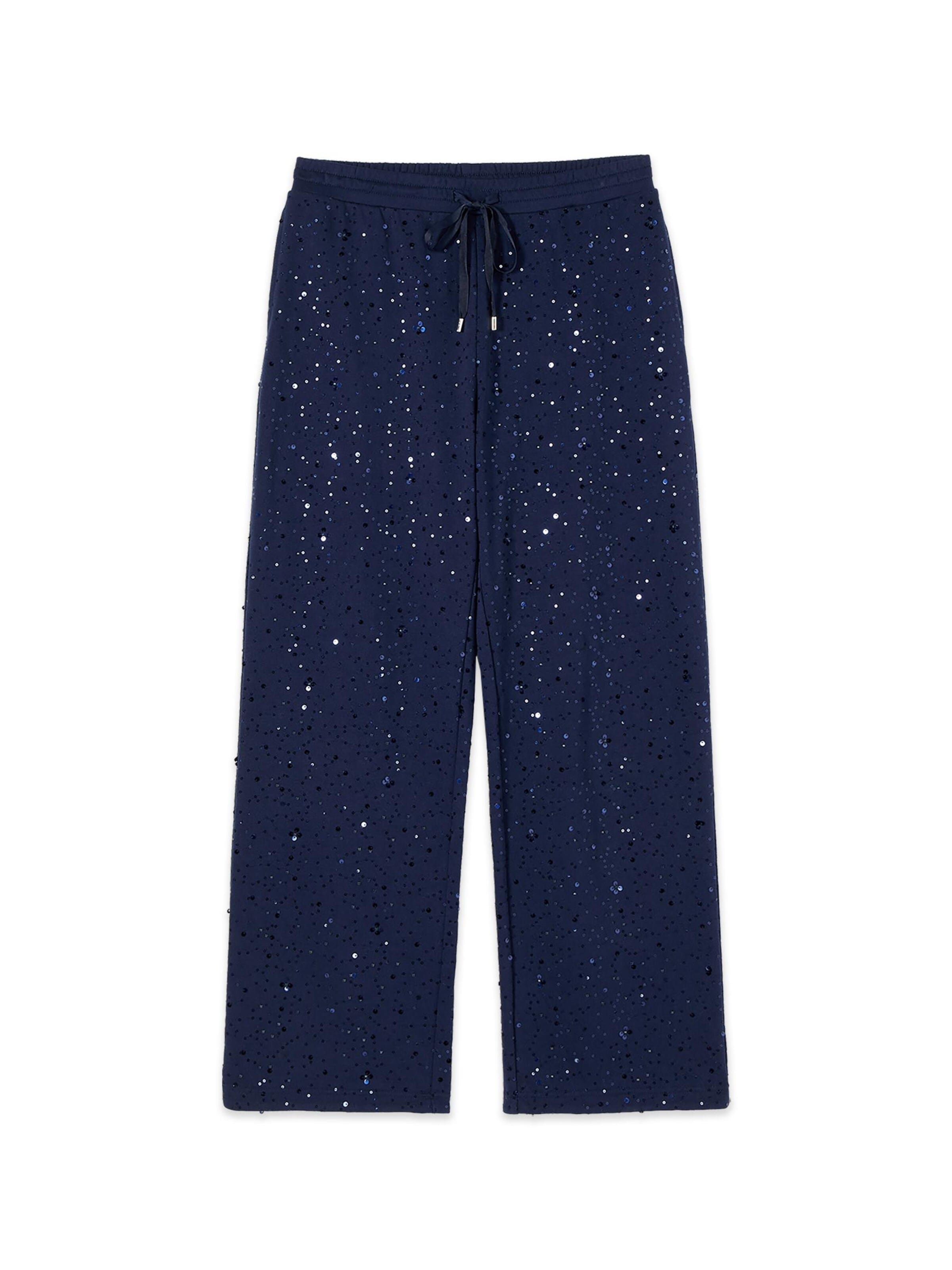 oltre - Ropa ancha Pantalón en azul: frente