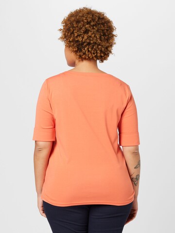 Lauren Ralph Lauren Plus Shirt 'JUDY' in Oranje