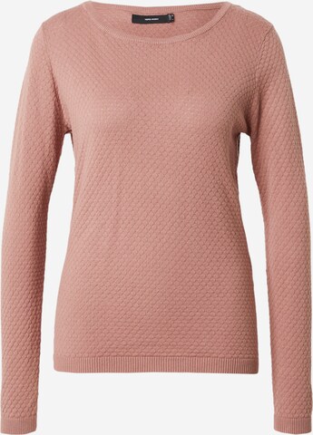 VERO MODA Sweater 'Care' in Pink: front