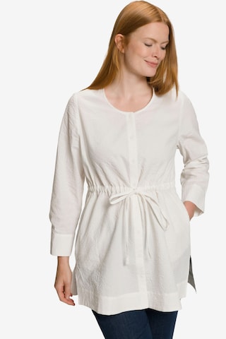 Ulla Popken Blouse in Wit: voorkant