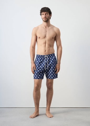 MANGO MAN Board Shorts 'Tye' in Blue