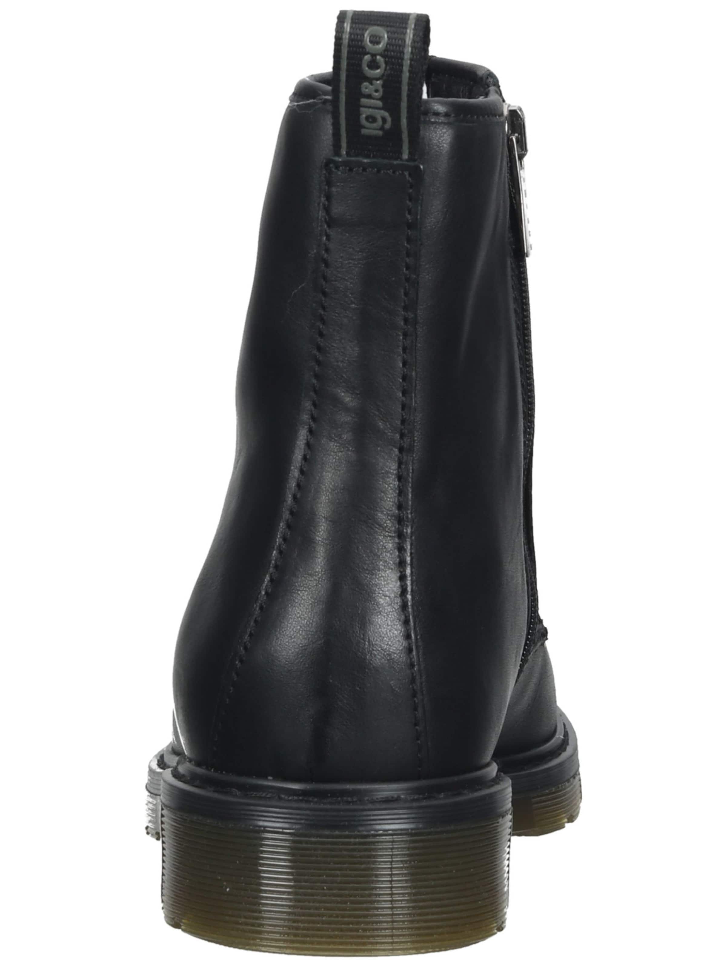 Bottines à lacets IGI&CO en noir