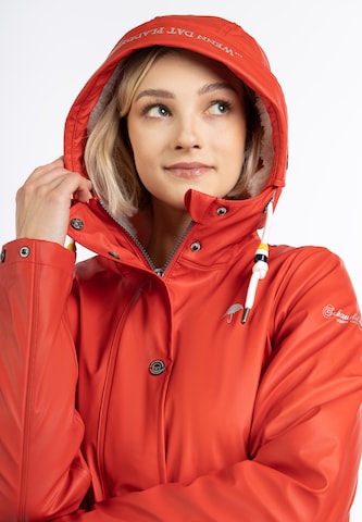 Schmuddelwedda Raincoat in Red