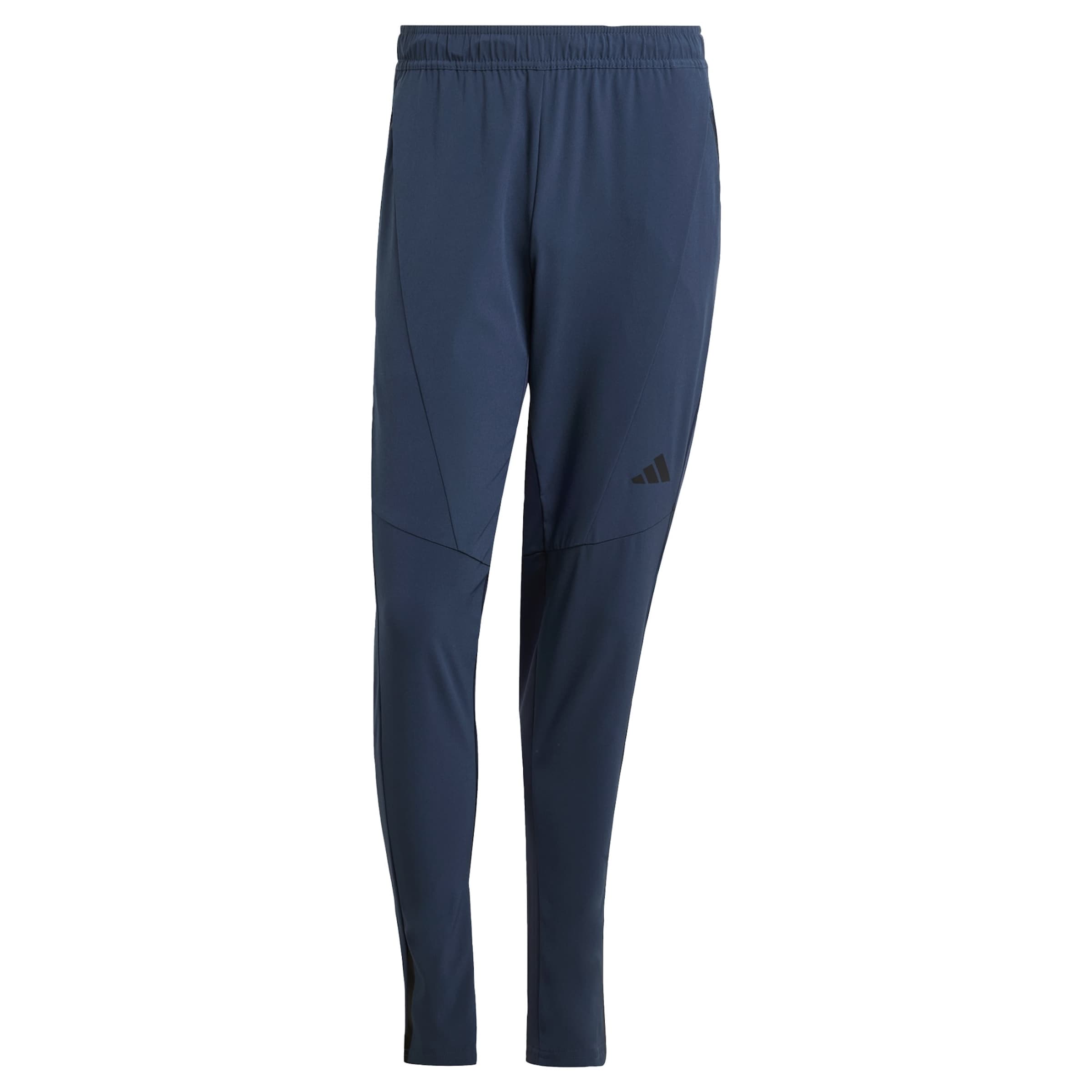 ADIDAS PERFORMANCE Дънки Tapered Leg Спортен панталон 'Designed for Training' в синьо: отпред