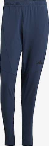 Tapered Pantaloni sportivi 'Designed for Training' di ADIDAS PERFORMANCE in blu: frontale