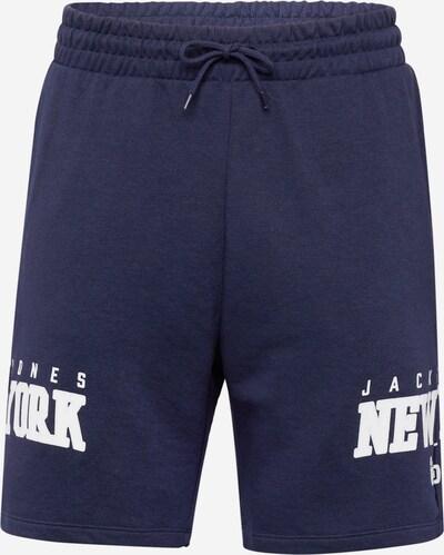 JACK & JONES Broek 'CORY' in de kleur Navy / Wit, Productweergave