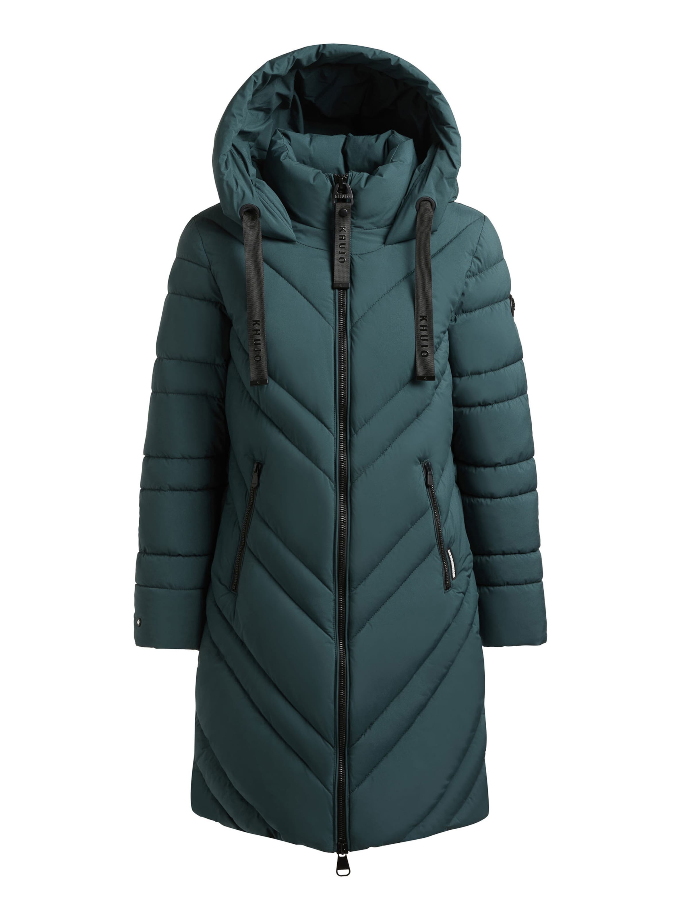 Manteau d’hiver 'Tady2' khujo en vert : devant