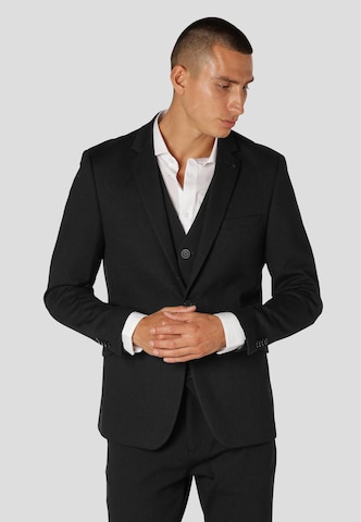 Clean Cut Copenhagen Regular Fit Blazer in Schwarz: Vorderseite