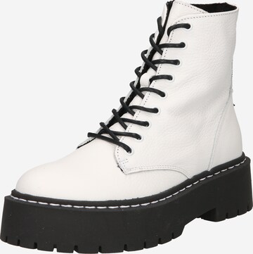 Bottines à lacets 'Skylar' STEVE MADDEN en blanc : devant