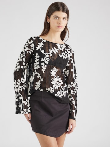 VERO MODA Sweater in Black: front