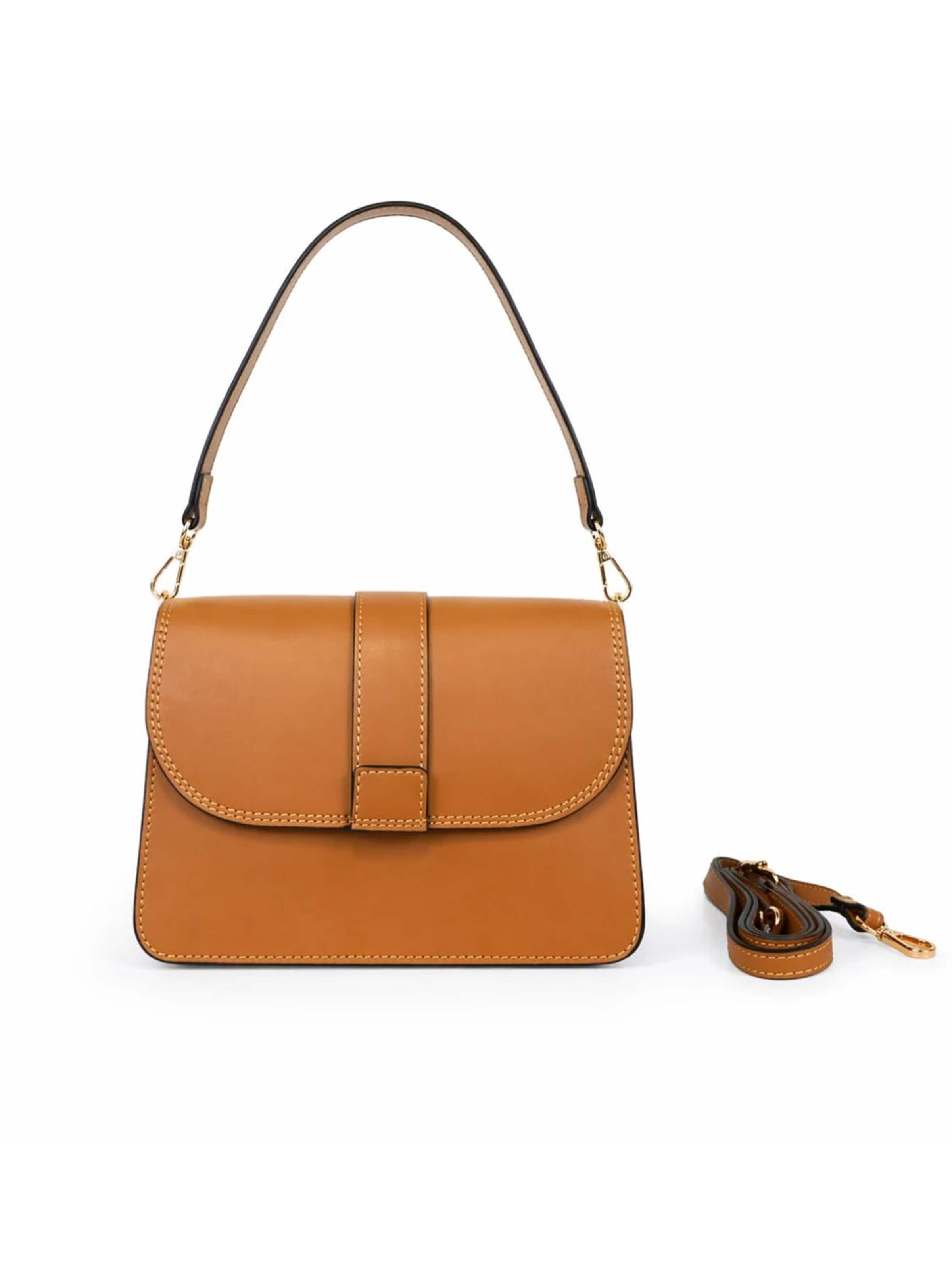 SARA BY JG - Bolso de hombro 'La Belluna' en marrón: frente