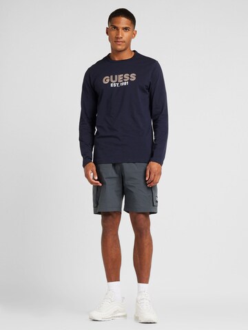 GUESS Shirt in Blau