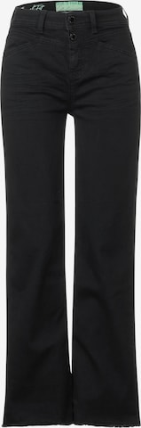 STREET ONE Wide leg Jeans in Black: front