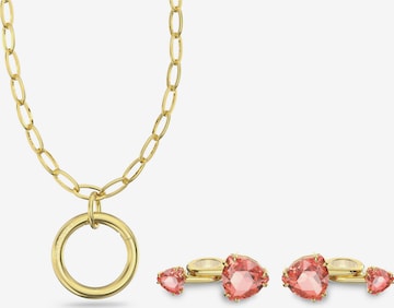 Swarovski Jewelry Set in Gold: front