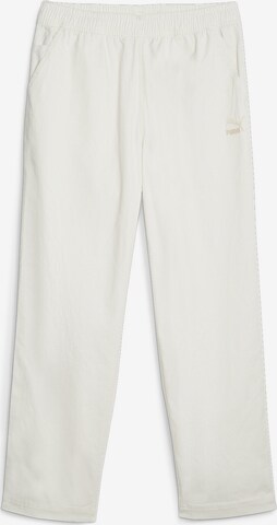 PUMA Regular Sportbroek in Wit: voorkant